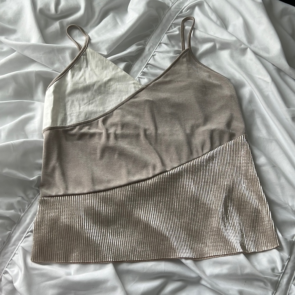 Metallic Shimmer Top